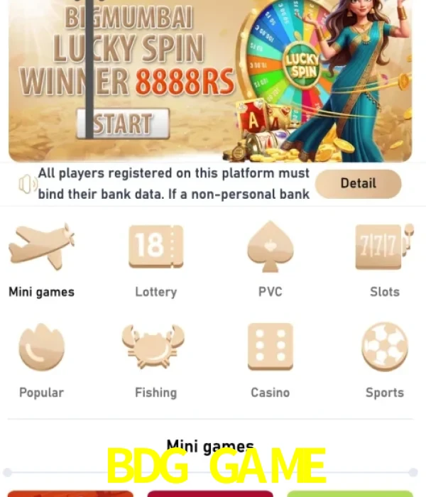 BDG GAME login