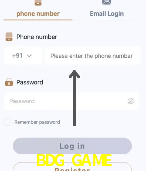 BDG GAME login