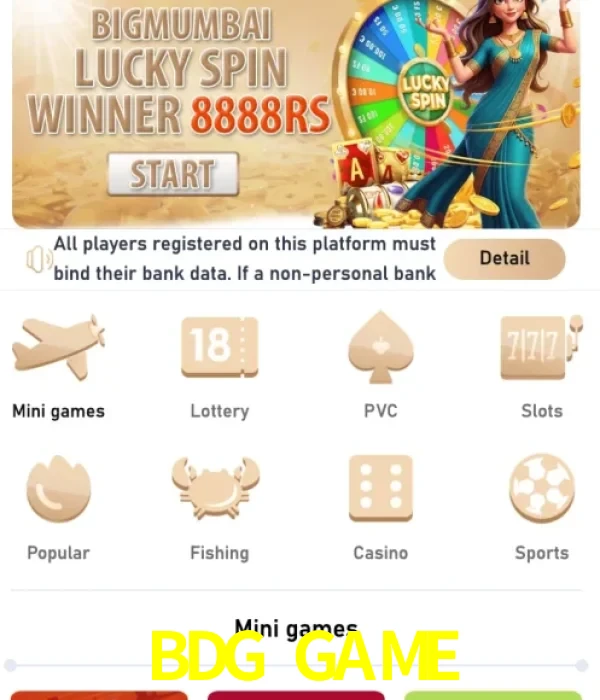 BDG GAME official